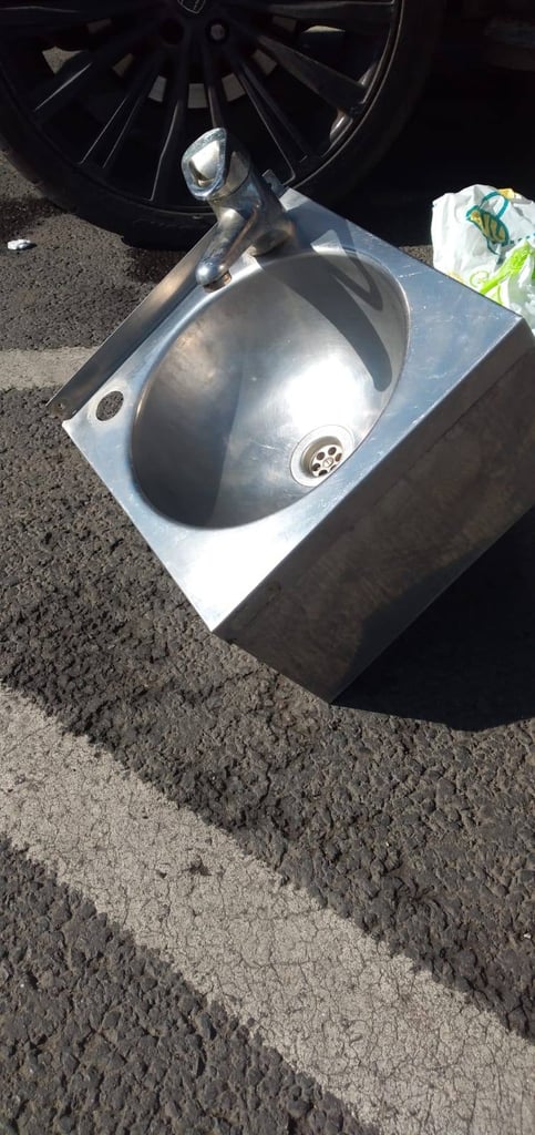 Catering equipment commercial stainless Steel sinks hand wash restaurant kitchen trailer items 