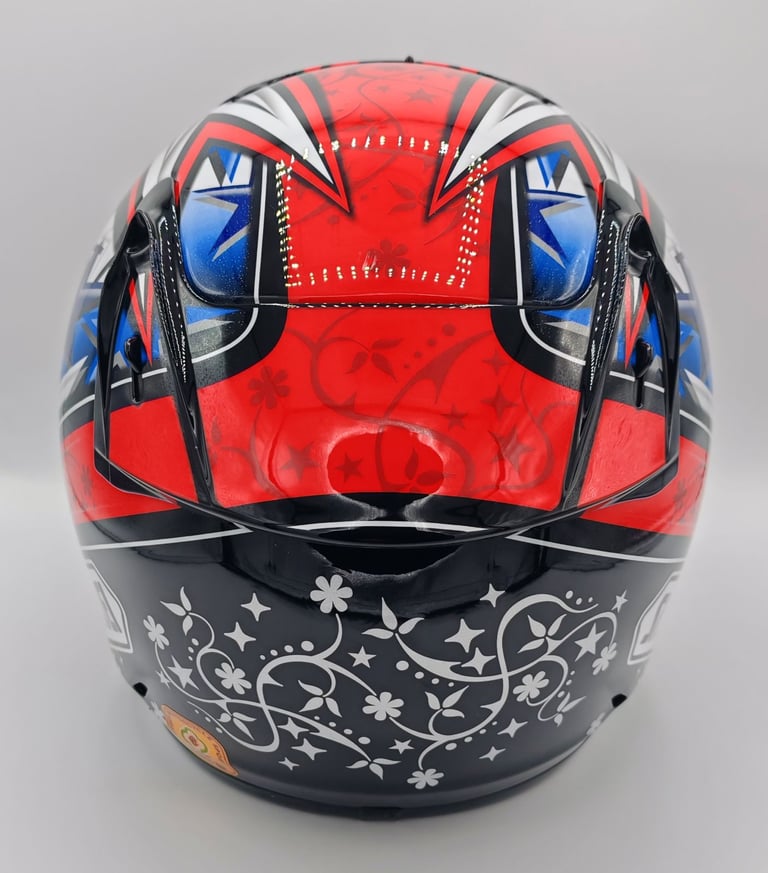 #SHOEI X-SPIRIT MOTORCYCLE HELMET - TONI ELIAS TC-1 - MEDIUM - MINT COND £170