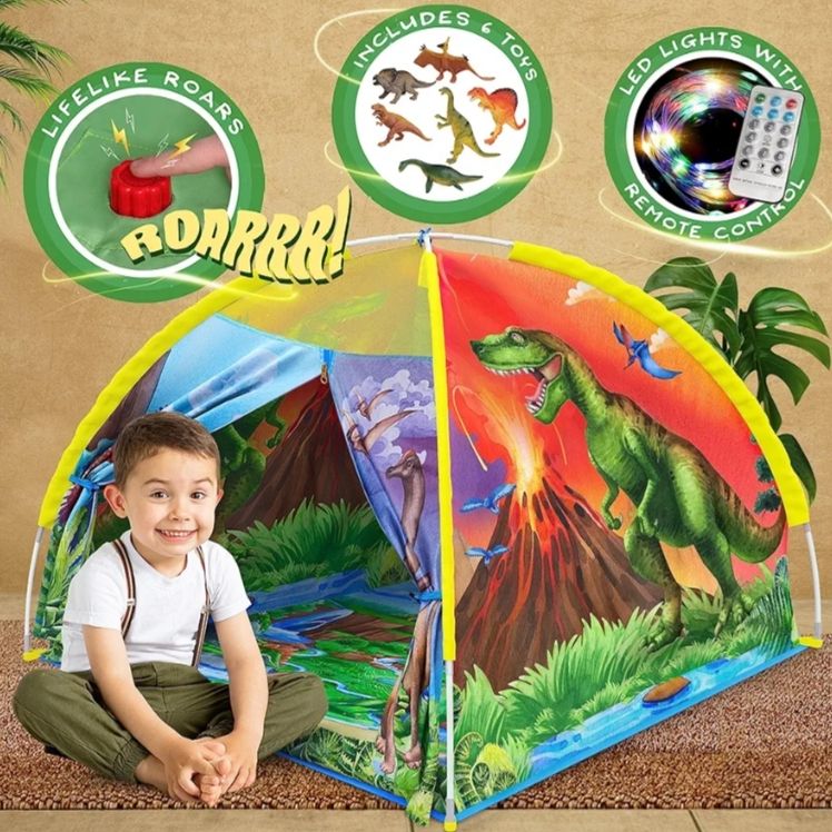 image for Dinosaur discovery play tent