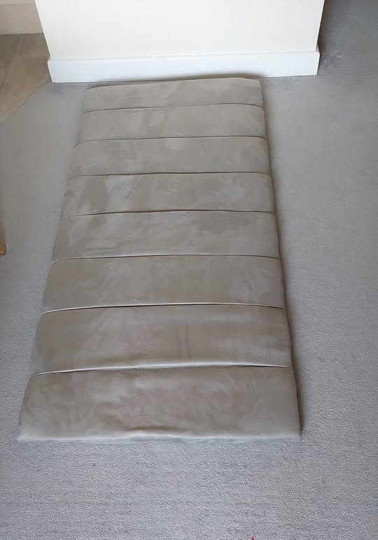 image for Grey Floor Cushion, perfect for lounging or a pet’s bed
