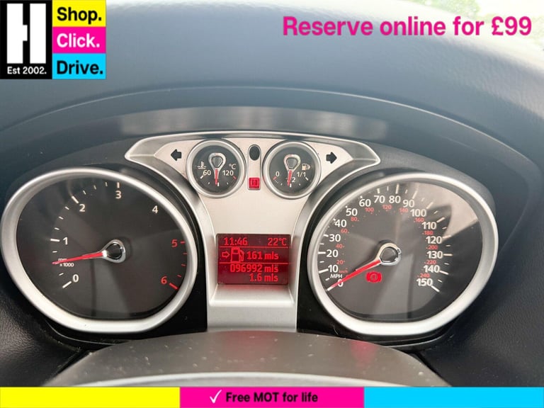 2009 Ford Focus 1.6 Titanium 3dr HATCHBACK PETROL Manual