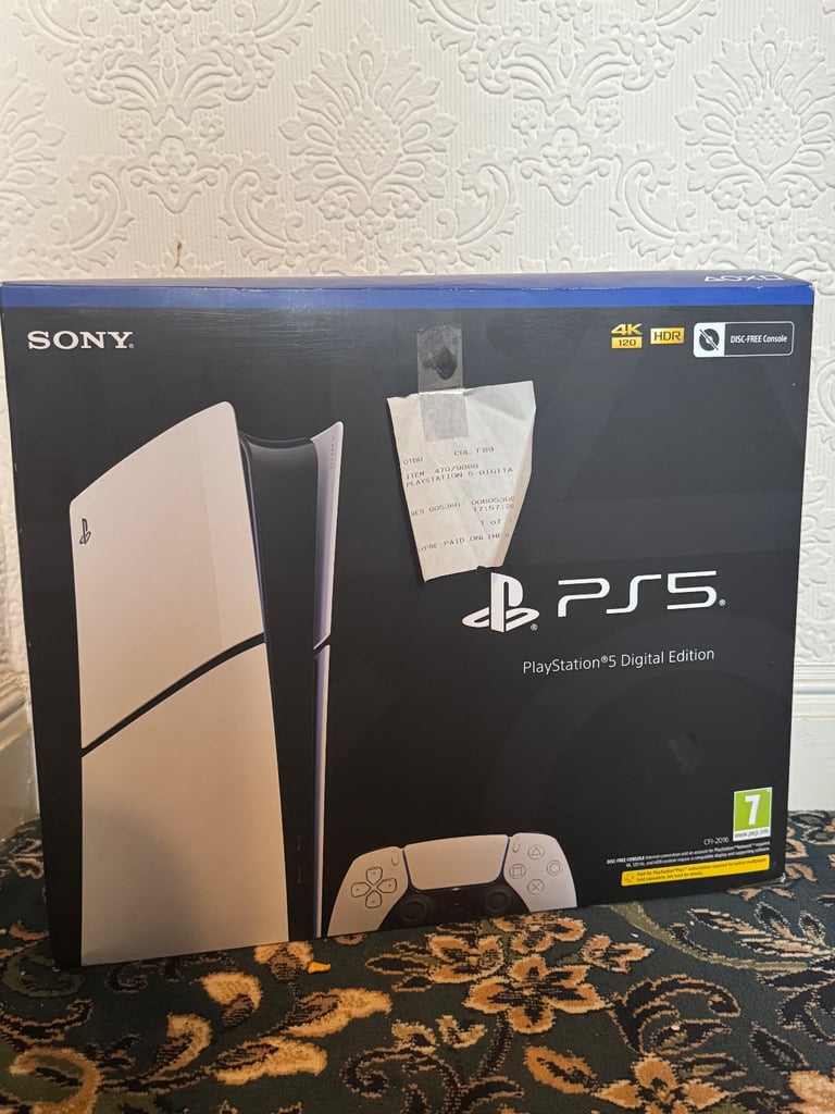 Basically brand new ps5 slim digital with receipt 