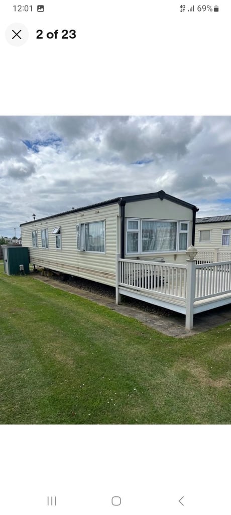 2006 cosalt torino 8 berth 3 bedroom static caravan with decking 