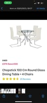 Chopstick table and chair set
