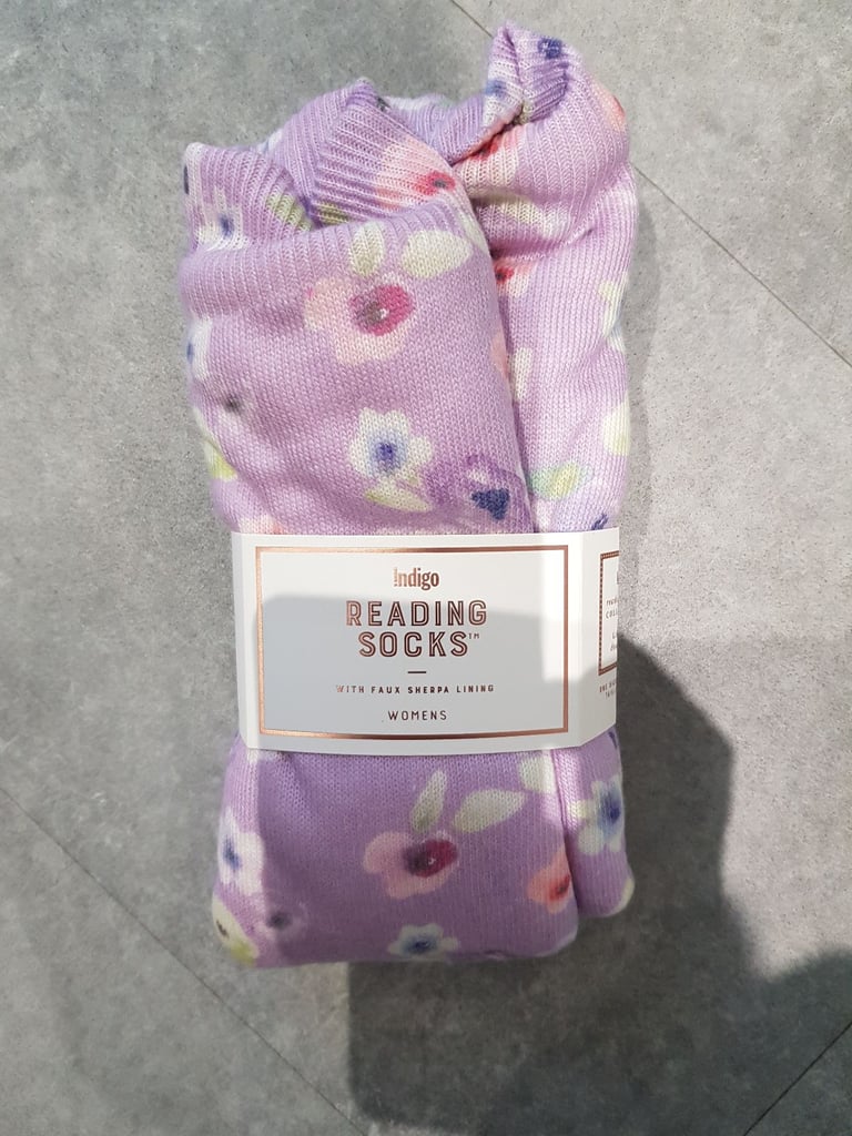 image for Indigo reading socks 