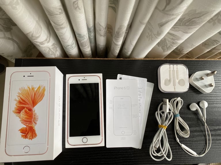 image for Apple iphone 6s. 32GB. Boxed. Unlocked. Rose Gold. 