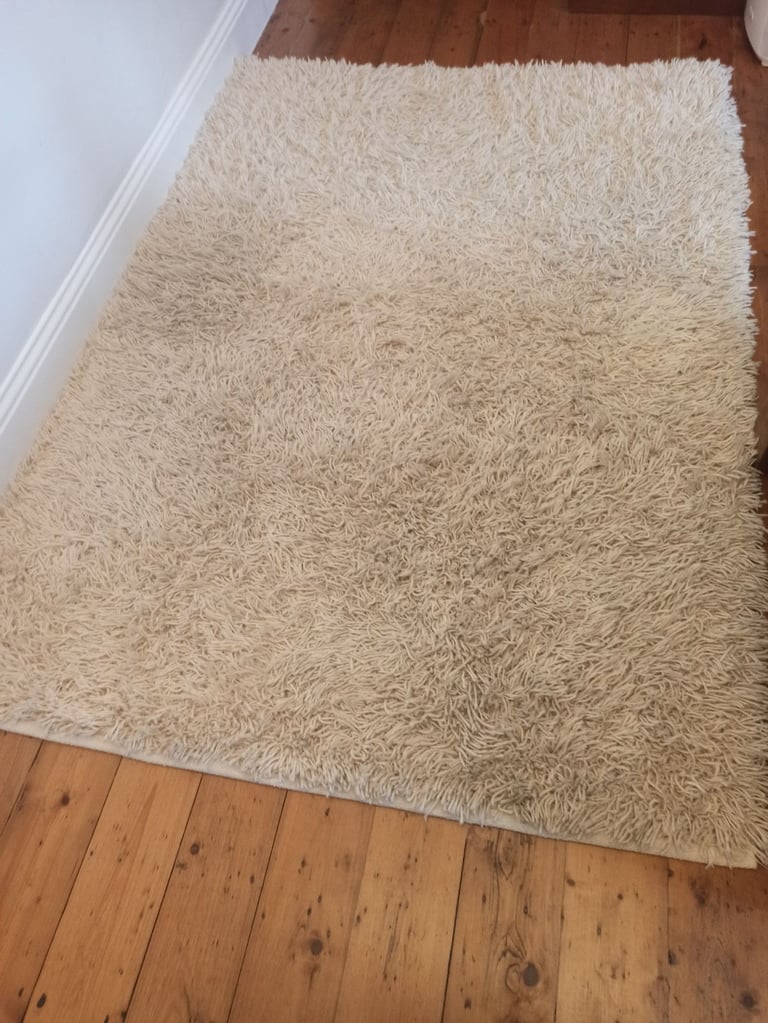 Ikea shaggy wool rug