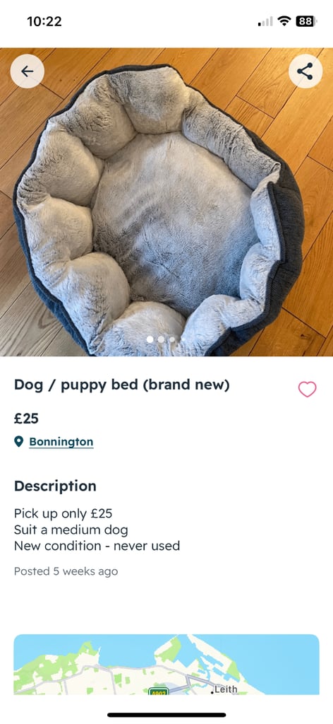image for Dog / puppy bed 