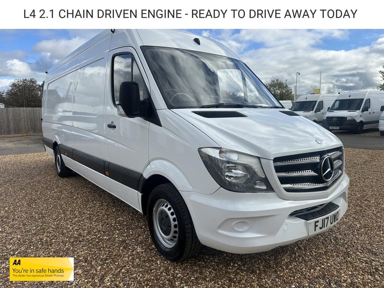 2017 Mercedes-Benz Sprinter 2.1 314 CDi Panel Van 5dr Diesel Manual RWD L4 H3 (218 g/km, 140 bhp)...