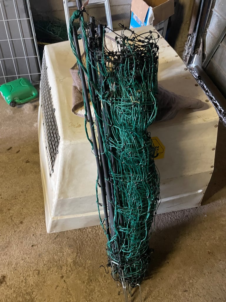 Electric poultry nets x2