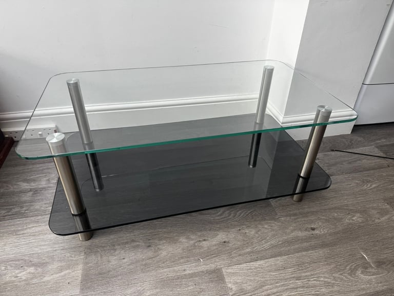 Glass Coffee Table - unmarked