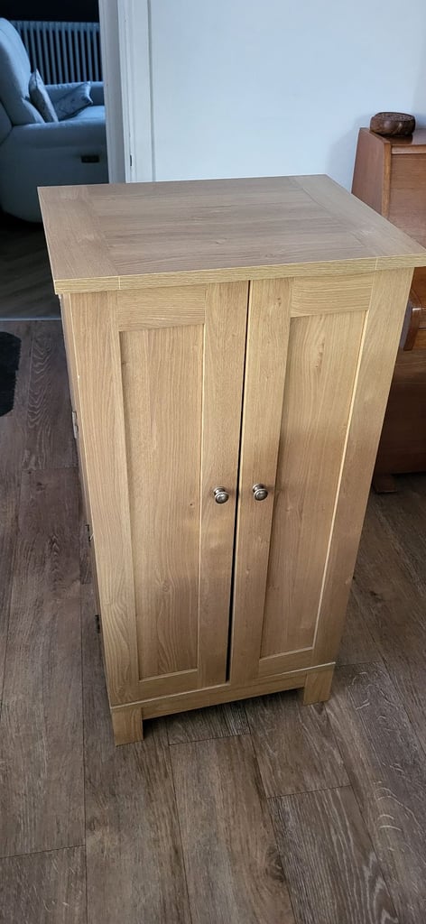 image for Oak effect Media Storage Unit FREE