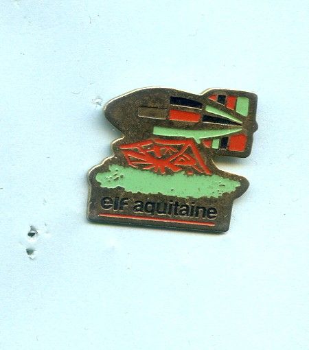 essence gasoline elf france pin badge ph910