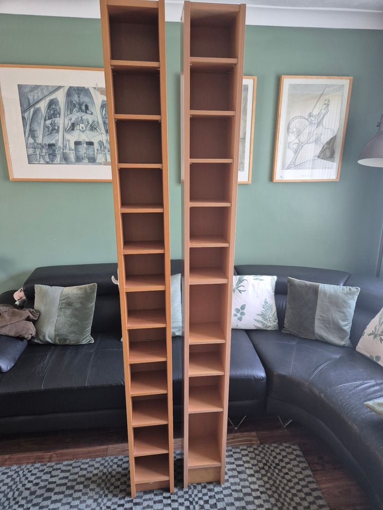 image for 2 Ikea cd racks 