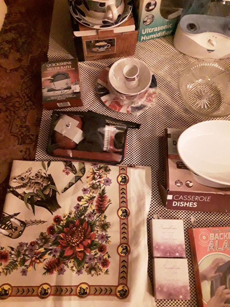 An assortment of household goods