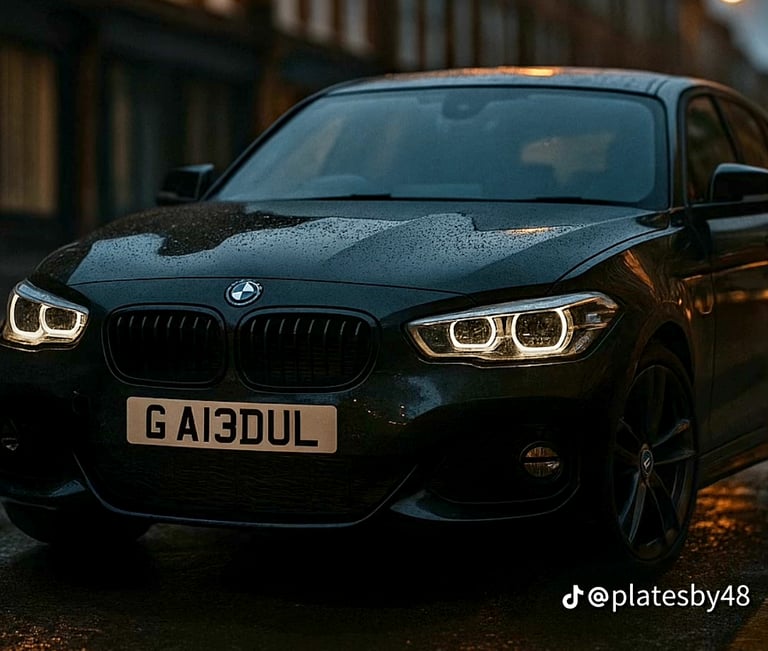 image for GA13 DUL G ABDUL - Private Plate - On Certificate