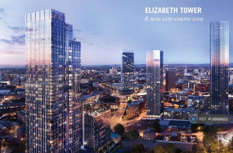 2 bedroom flat in Elizabeth Tower At Crown Street, Manchester, M15 (2 bed) (#2669923)