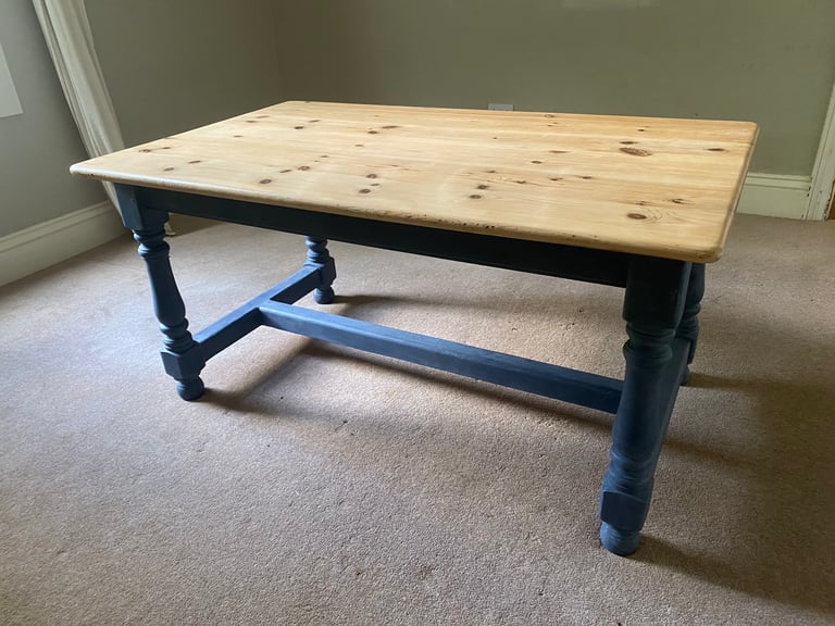 image for Solid Pine Dining table, great condition. 