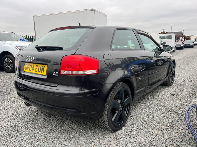 2004 Audi A3 3.2 V6 Quattro Sport 3dr HATCHBACK Petrol Manual