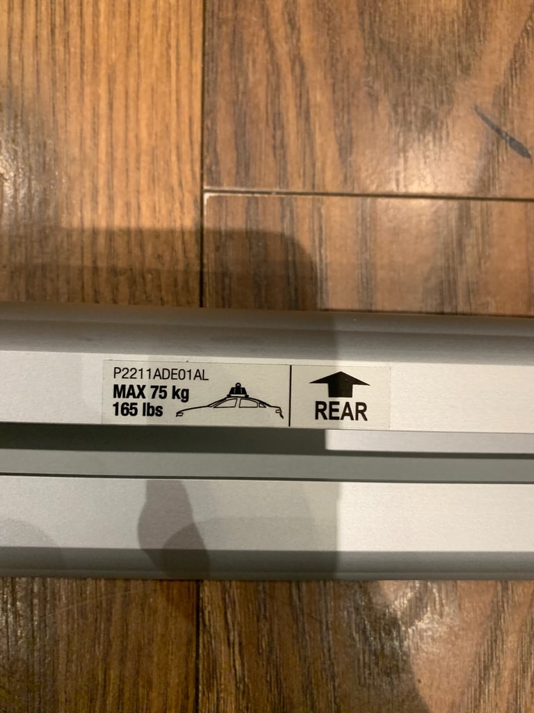 GENUINE KIA SORENTO, SORENTO HEV & PHEV 2022> ALUMINIUM ROOF RACK CROSS BARS P2211ADE01AL BRAND NEW