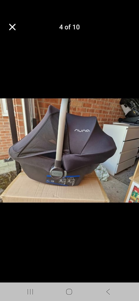 Nuna papa lite car seat with isofix base