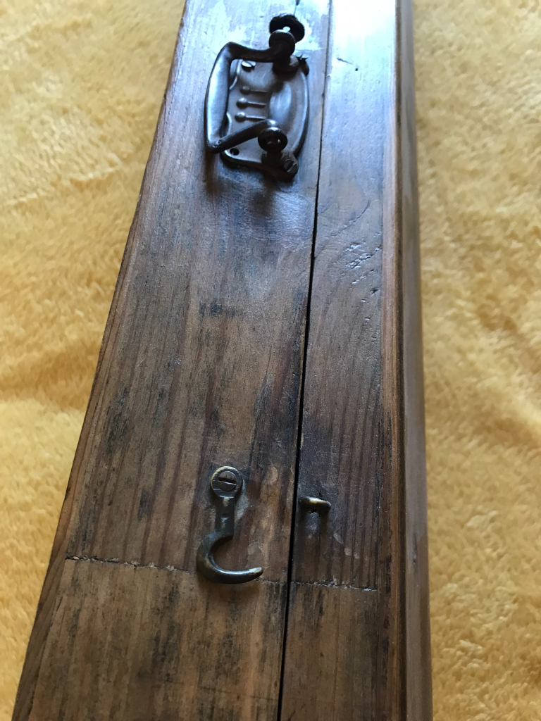 Antique Wooden ‘ Coffin ’ Violin Case Victorian Edwardian Wood