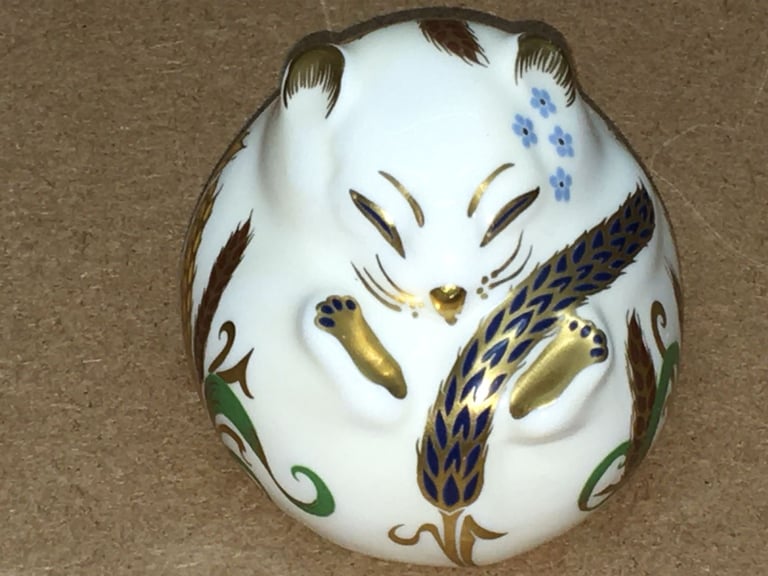 image for Royal Crown Derby Sleeping Dormouse Paperweight