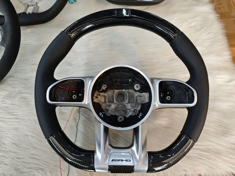 Amg carbon fibre steering wheel 