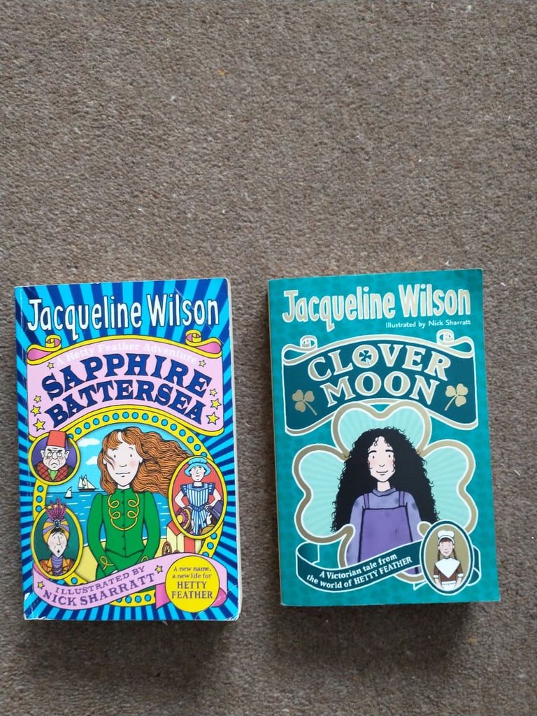 image for GIRLS' BOOKS - 'HETTY FEATHER' - 'CLOVER MOON' & 'SAPPHIRE BATTERSEA' 2 P/BACKS