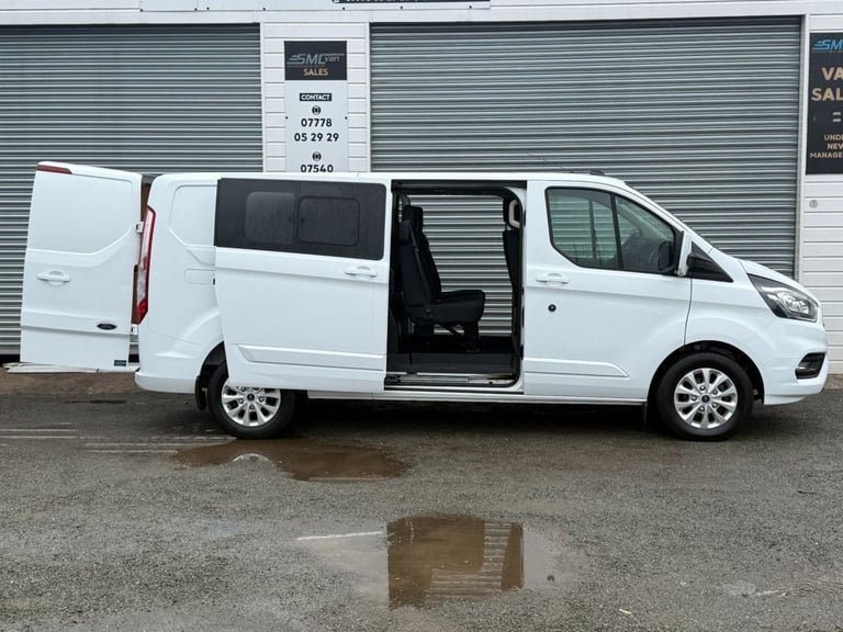 2022 Ford Transit Custom 2.0 EcoBlue 130ps Low Roof D/Cab Limited Van PANEL VAN DIESEL Manual