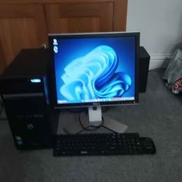 Hp pavillion pc.intel  i 7 @ 3-40ghz  ,8gb ram , 250 gb,ssd drive,500gb