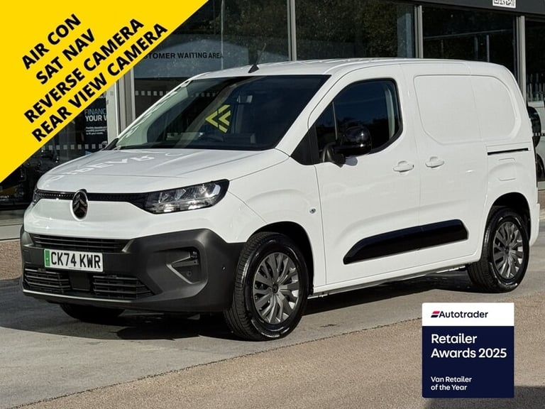 2024 Citroen Berlingo 136ps Driver 52kWh with Air Con, Sat Nav, Rev Cam &amp; Cruise Control Pane...