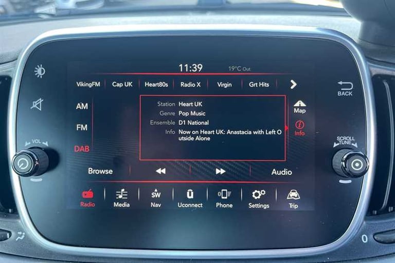 2019 Abarth 595 1.4 T-Jet 165 Turismo 70th Anniversary 3dr HATCHBACK PETROL Manual