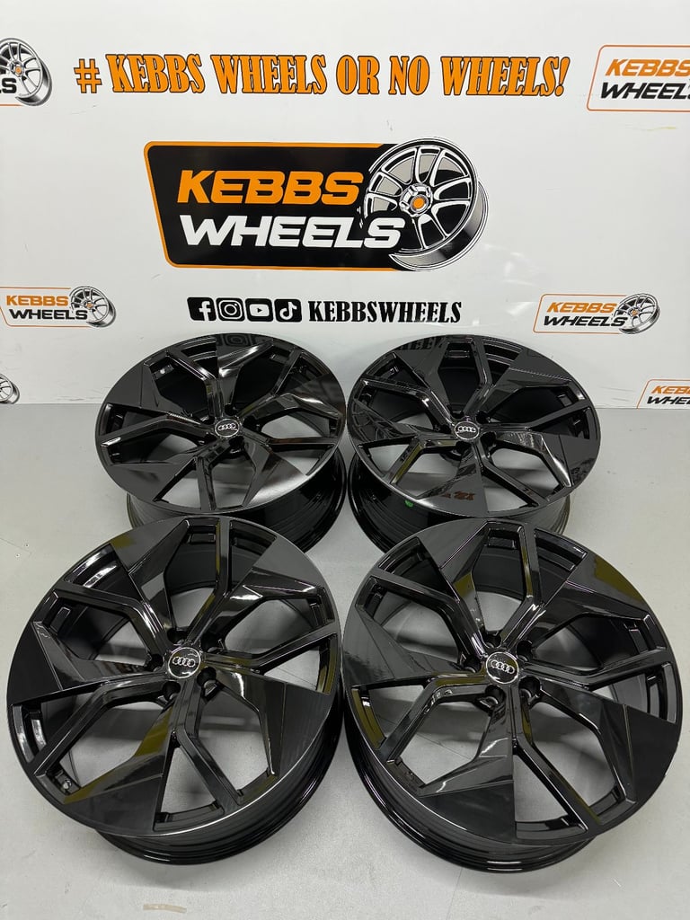 22” AUDI RSQ8 STYLE ALLOY WHEELS A4 A5 A6 A7 A8 S4 S5 S6 Q3 Q5 VW