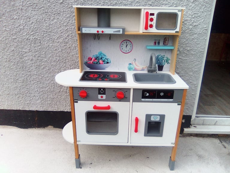 image for Wooden play kitchen