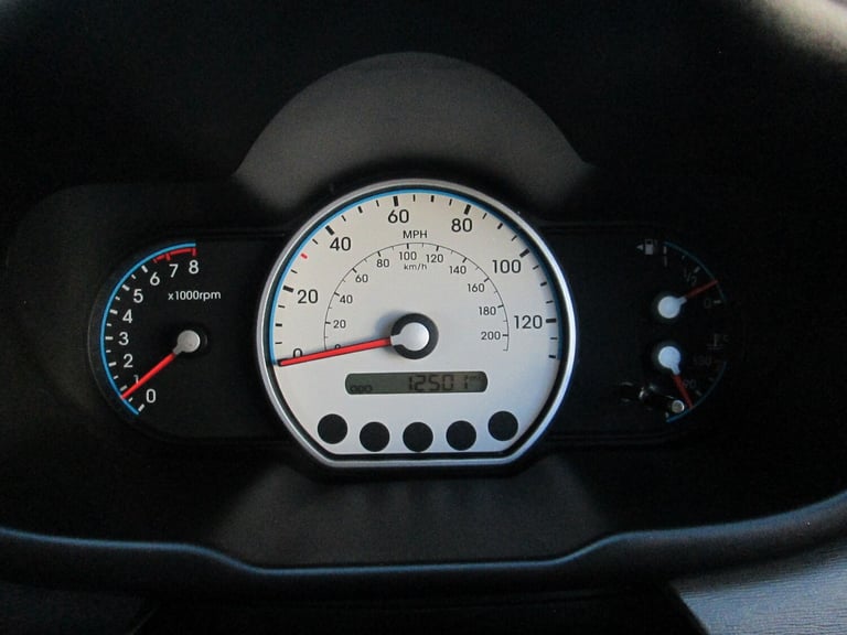 Hyundai i10 Classic. 2009. Silver. Just 12,000 miles. Service history. £35 tax. 