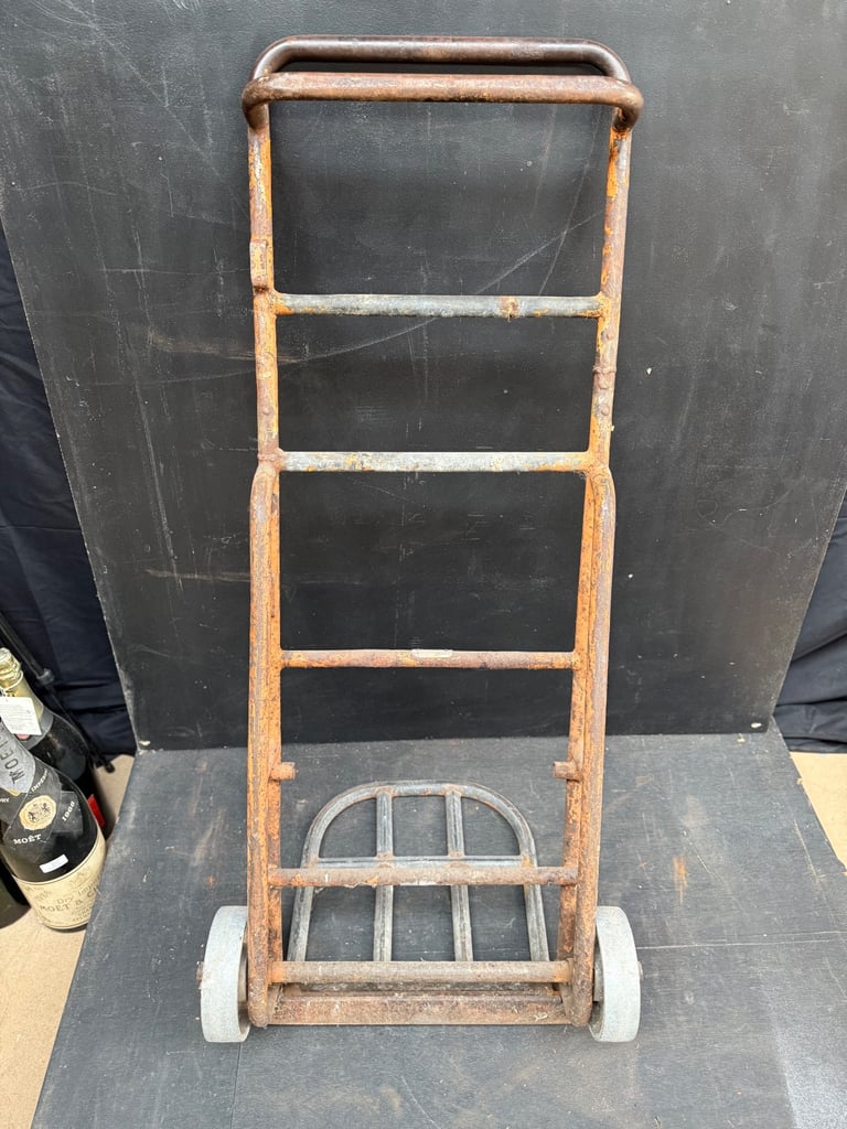 Vintage Industrial Truck with fold away base.