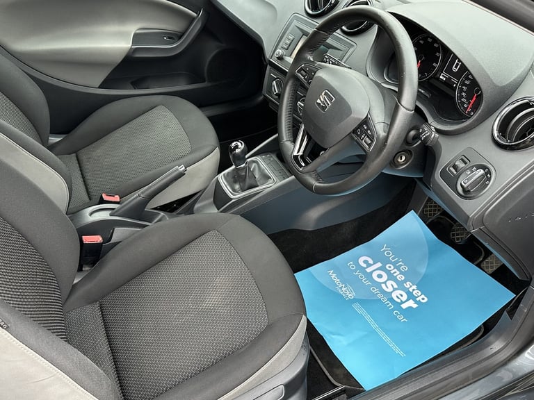 SEAT IBIZA 1.0 Vista Grey Manual Petrol 2016 - ac, FSH, Long mot.
