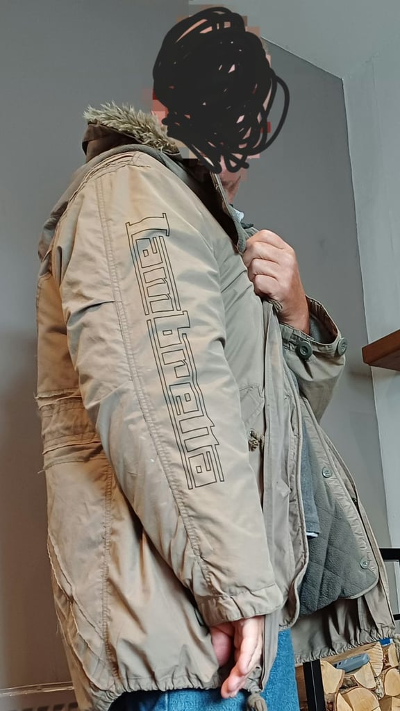 Lambretta khaki fishtail parka size M
