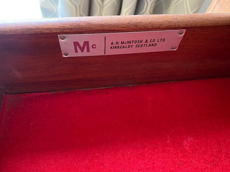 Vintage McIntosh Teak Metamorphic Bar Tea Trolley Table Retro Small Sideboard