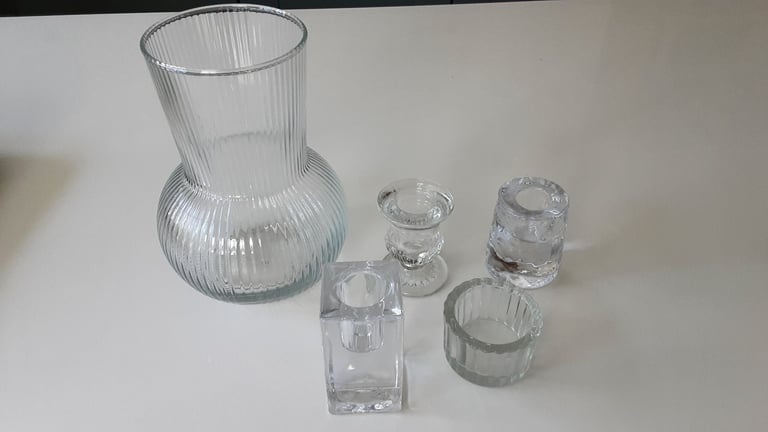 Wedding table glassware