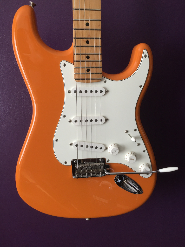 Capri Orange Fender Stratocaster