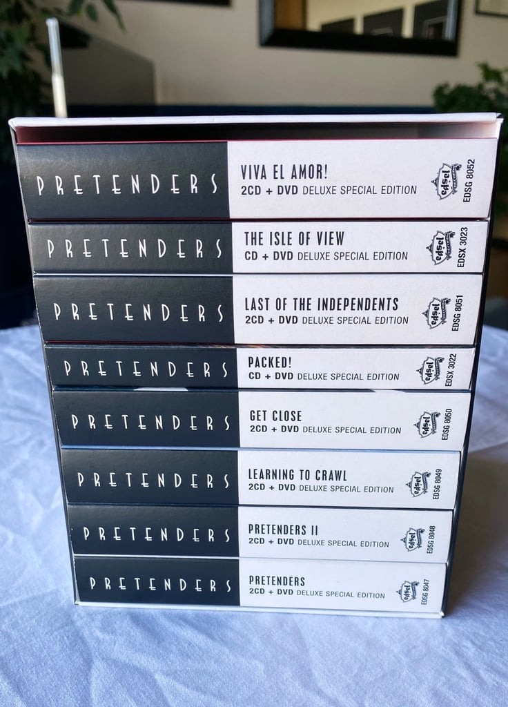PRETENDERS - 1ST 8 ALBUMS - 14 CD + 8 DVD BOX SET 2015