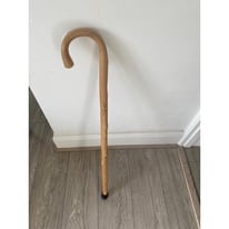 Wooden walking stick 