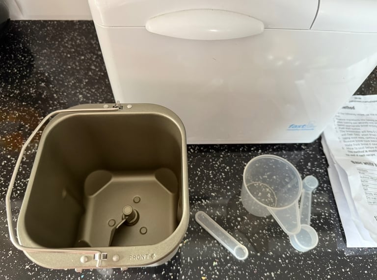 Morphy Richard's Fast Bake Bread Maker. Model no 48230. Works great. Makes a good loaf of bread.
