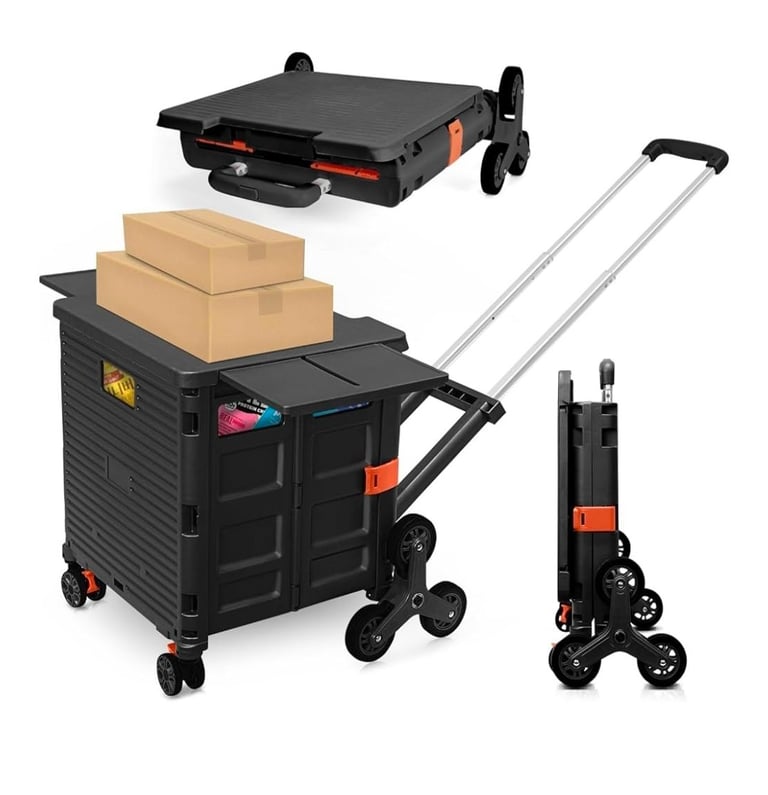 A new still boxed Heavy Duty plastic trolly it has ajustable hight handle and it 