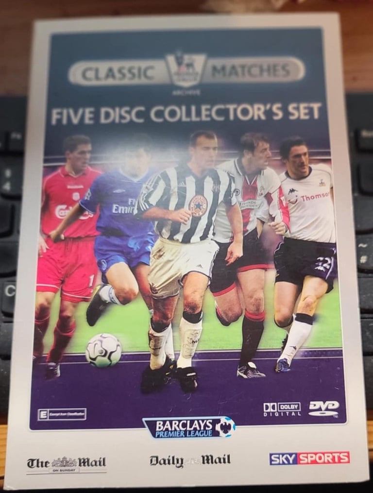image for Premier League Classic Matches Five Disc Collectors Set Sunday Mail DVD Promo