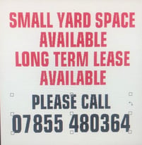YARD space to rent, Camps East Calder. Various plots available from £250 -£300pcm