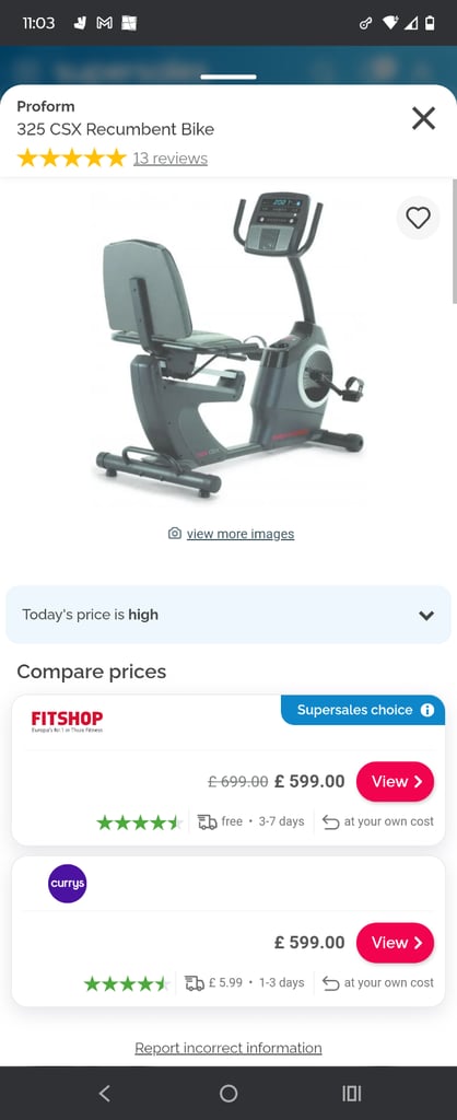image for Exercise bike 