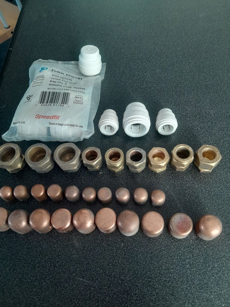 Plastic SPEEDFIT Plastic Push Fit/Kuterlite/Copper End Feed Stop Ends(CAPS)